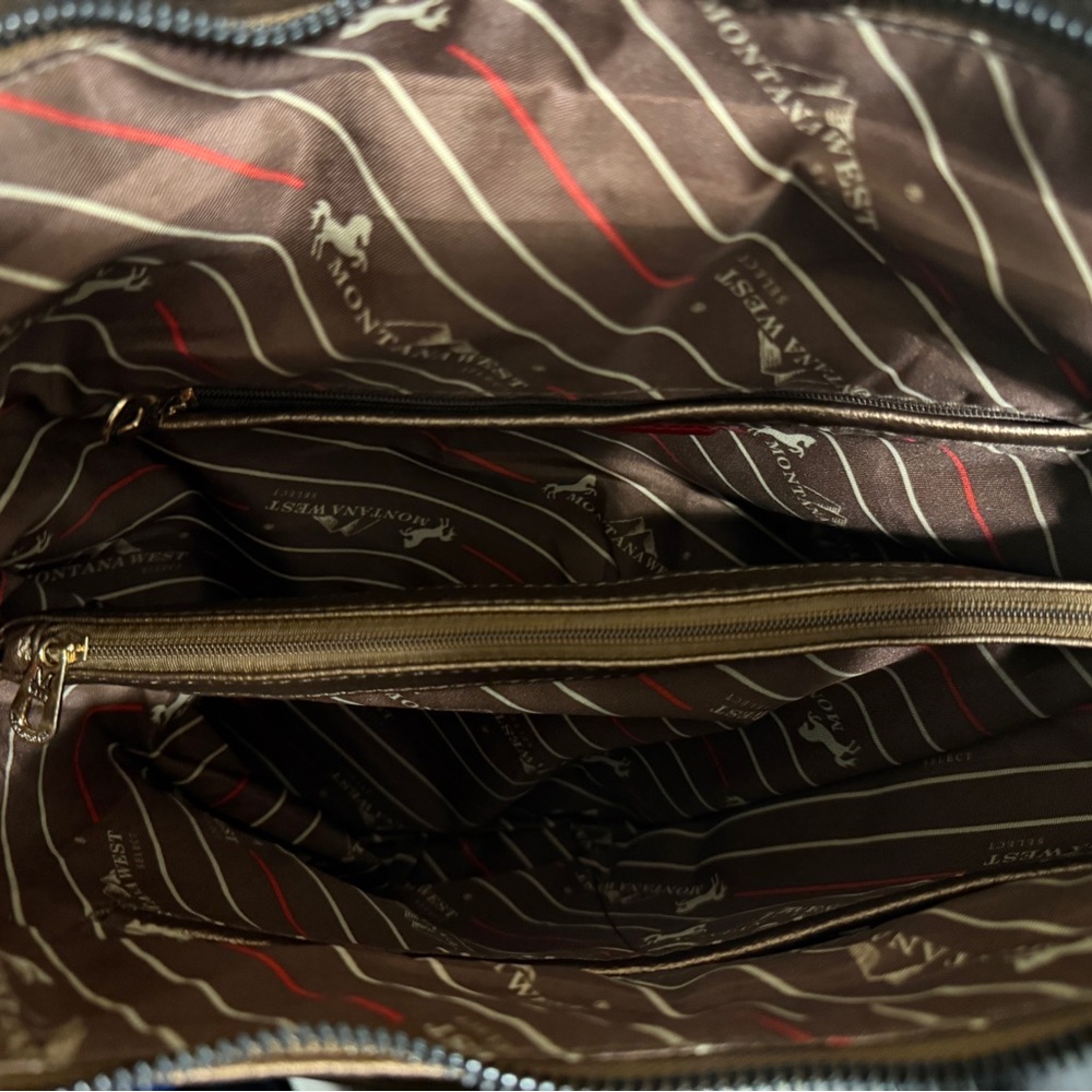 Montana West Bronze‎ Studded Shoulder Bag - Picture 9 of 9